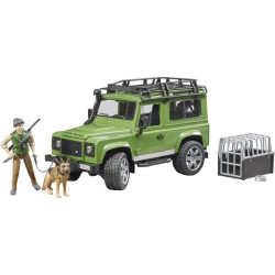 Universalas Land Rover Defender su miškininku ir šunimi U02587