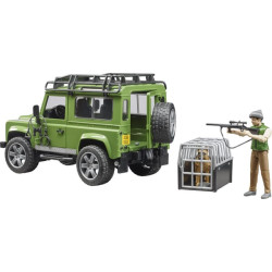Universalas Land Rover Defender su miškininku ir šunimi U02587