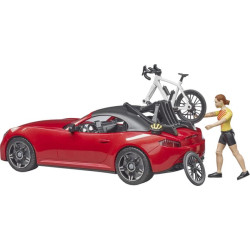 Rodsteris su 1 plento dviračiu ir dviratininku U03485