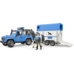 Police Land Rover su arklio priekaba U02588