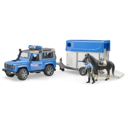 Police Land Rover su arklio priekaba U02588