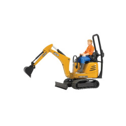 JCB mikroekskavatorius su darbininku U62002