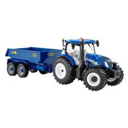 New Holland T6 + NC tentinė priekaba B43268