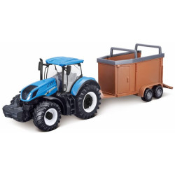 New Holland T7.315 su gyvulių priekaba BB1831656