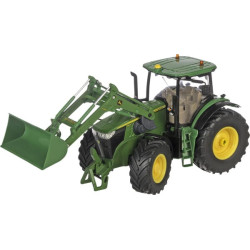 John Deere 7310R su priekiniu krautuvu ir „Bluetooth“ programėlės valdikliu S06792