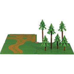 Priedai purvo takeliai ir medžiai S05699