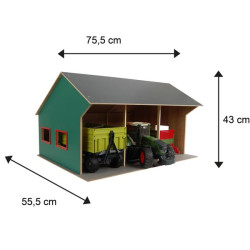Žemės ūkio pastogė 3 transporto priemonėms 1:16 610260