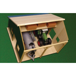 Medinė stoginė 2 traktoriams 610338