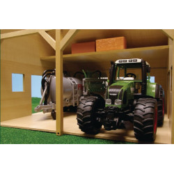 Medinė stoginė 2 traktoriams 610338
