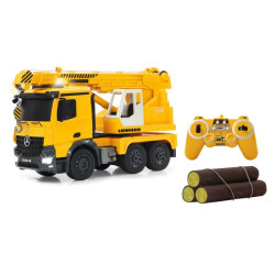 Sunkiasvoris kranas Mercedes-Benz Arocs Liebherr 1:20 2,4 GHz JA405034