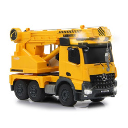 Sunkiasvoris kranas Mercedes-Benz Arocs Liebherr 1:20 2,4 GHz JA405034