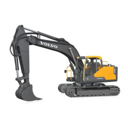 DiggerVolvo EC160E Metal 1:16 su Shell griebtuvu ir griovimo plaktuku JA406300