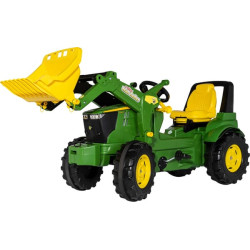 Pedalinis traktorius, John Deere 7310R su priekiniu krautuvu R730034
