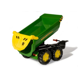 Priekaba, John Deere, žalia/geltona, nuo 3 metų, Rolly Toys R12216 rollyHalfpipe