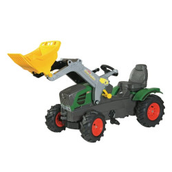 Pedalinis traktorius su priekiniu krautuvu, Fendt 211, su pneumatiniais ratais, nuo 3 metų, rollyFarmtrac by Rolly Toys R61108