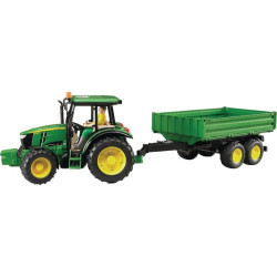 John Deere 5115M su priekaba U02108