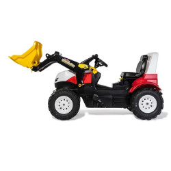 Pedalinis traktorius, Steyr 6300 TERRUS CVT su priekiniu krautuvu ir pneumatiniais ratais R730025X