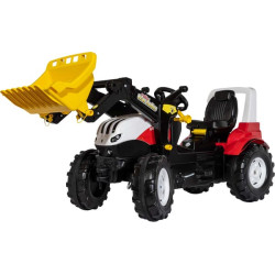 Pedalinis traktorius, Steyr 6300 TERRUS CVT su priekiniu krautuvu R730001