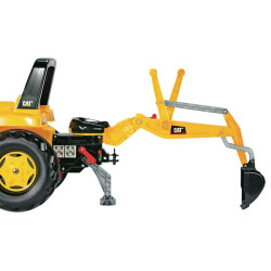 Pedalinis traktorius su priekiniu krautuvu ir ekskavatorius, Caterpillar, nuo 3 metų, rollyJunior by Rolly Toys R81300