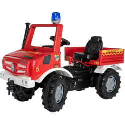 Pedalinis traktorius, Mercedes Benz, Unimog Fire Brigade, nuo 3 metų, rollyUnimog by Rolly Toys R038220