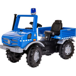 Pedalinis traktorius, Mercedes Benz, Unimog Police, nuo 3 m., rollyUnimog by Rolly Toys R038251