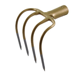 Mėšlo kauptukas, 4 dantukų, 210x200 mm, be rankenos, ES54506