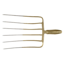 Kukurūzų šakių rankena be šakių, 6 dantukų, 360x340 mm, ES54656