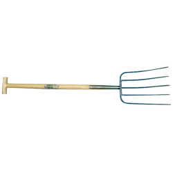 Mėšlo šakės, 5 dalių, su T formos rankena 915170