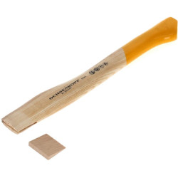 Kirvio kotas, vaškuotas uosio spalvos, 410 mm, FW780410