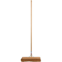 Šluota kokosų spalvos, 50 cm su rankena 150 cm 5205012HKR