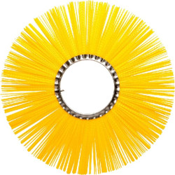 Rotacinis šepetys, polietileninis, 600x7" / 180, geltonas, Ø 2,2 mm, 1715107615