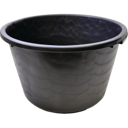 Plastikinis konteineris, juodas, 65L, Ø600x340mm, Gripline VV610250
