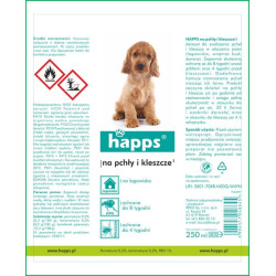 HAPPS blusų ir erkių aerozolis, 250 ml 1594460
