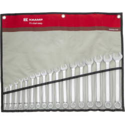 Kombinuotų veržliarakčių rinkinys, 17 dalių 1802025417KR