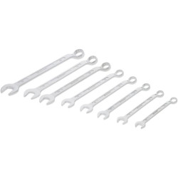 Kombinuotų veržliarakčių rinkinys, lenktas, 8 dalių 1802020408KR