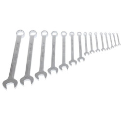 Kombinuotų veržliarakčių rinkinys, 15 dalių, SL1B0115