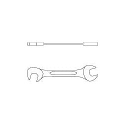 Atviras veržliaraktis 5,5 mm, Gedore SL855