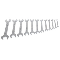 Dvigubų atvirų veržliarakčių rinkinys 6-32 mm (12 vnt.) 612GED