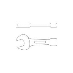 Atviro galo smūginis veržliaraktis 60 mm, Gedore SL13360