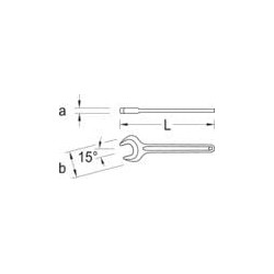 Atviras raktas 55 mm, Gedore SL89455