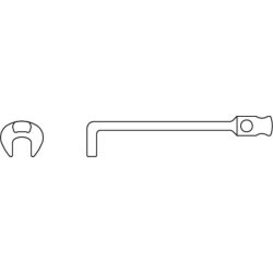 Veržliaraktis 13 mm, Gedore SL311413