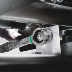 Kombinuotas terkšlinis raktas 17 mm, Wera SL073277