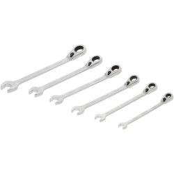 Kombinuotų terkšlinių veržliarakčių rinkinys, 6 dalių 1802030406KR