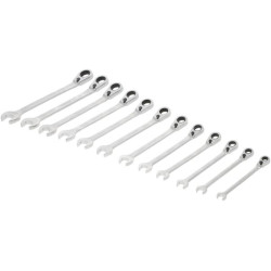 Kombinuotų terkšlinių veržliarakčių rinkinys, 12 dalių 1802030412KR