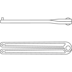 Stabdžių plokščių raktas 3 mm SL443