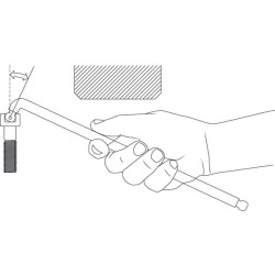 XL dydžio šešiakampis raktas, dvigubas rutulinis antgalis, 5 mm, 42DKEL5GED