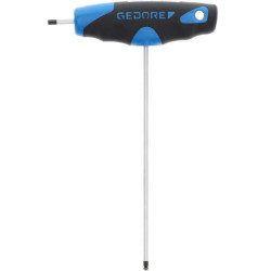 Šešiakampis raktas T formos rankena 2,5 mm SLDT214225