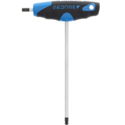 Šešiakampis raktas T formos rankena 4 mm SLDT21424