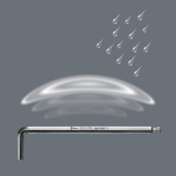 Šešiakampių raktų rinkinys, 9 dalys, SC950PKL9SMN