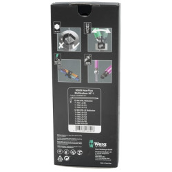 Kampinių šešiakampių raktų rinkinys 950/9 Hex-Plus 05022210001